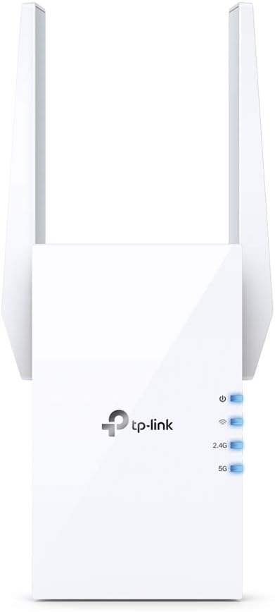 TP-Link Dual Band Repeater Re605X, White, WiFi 6AX1800 Mesh
