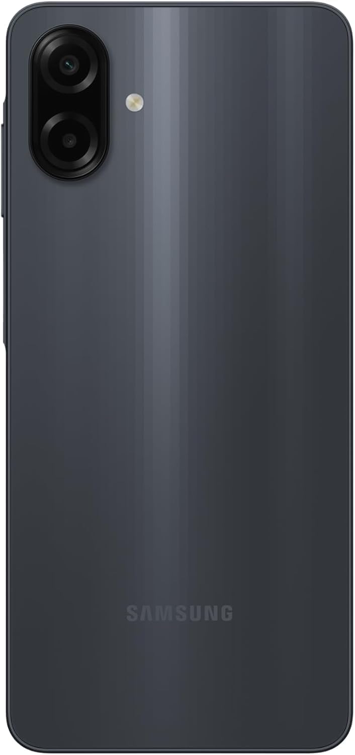 Samsung Galaxy A07 LTE (International Version) Smartphone, 128GB Storage, 4GB RAM, 6nm Processor, Large Display, 6x OS Upgrades, Black