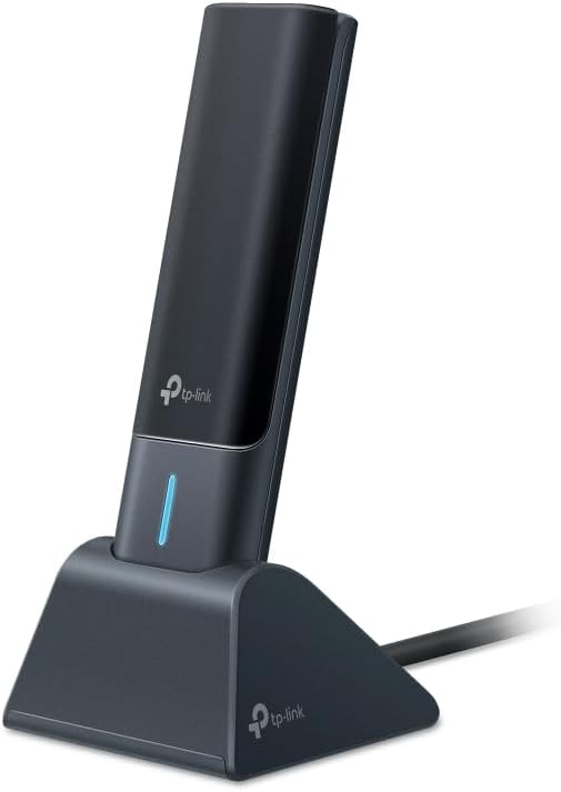TP-Link Archer TXE70UH Powerful AXE5400 High Gain 6E WiFi Stick, Wireless Network Adapter, USB 3.0 Tri-Band (6GHz/5GHz/2.4GHz), High Gain Dual Antennas, WPA3, Windows 11/10