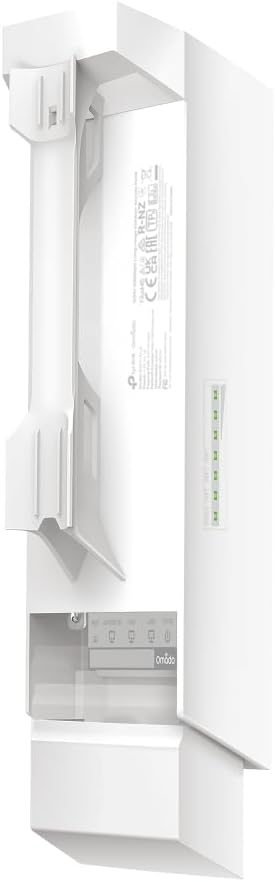 TP-Link Omada EAP215-Bridge KIT WLAN Bridge 5GHz 867Mbit/s, Outdoor CPE up to 5 km Range, 3 x Gigabit Ports, IP65 Weatherproof, PoE, Point-to-Point WLAN for Surveillance & Network Extension