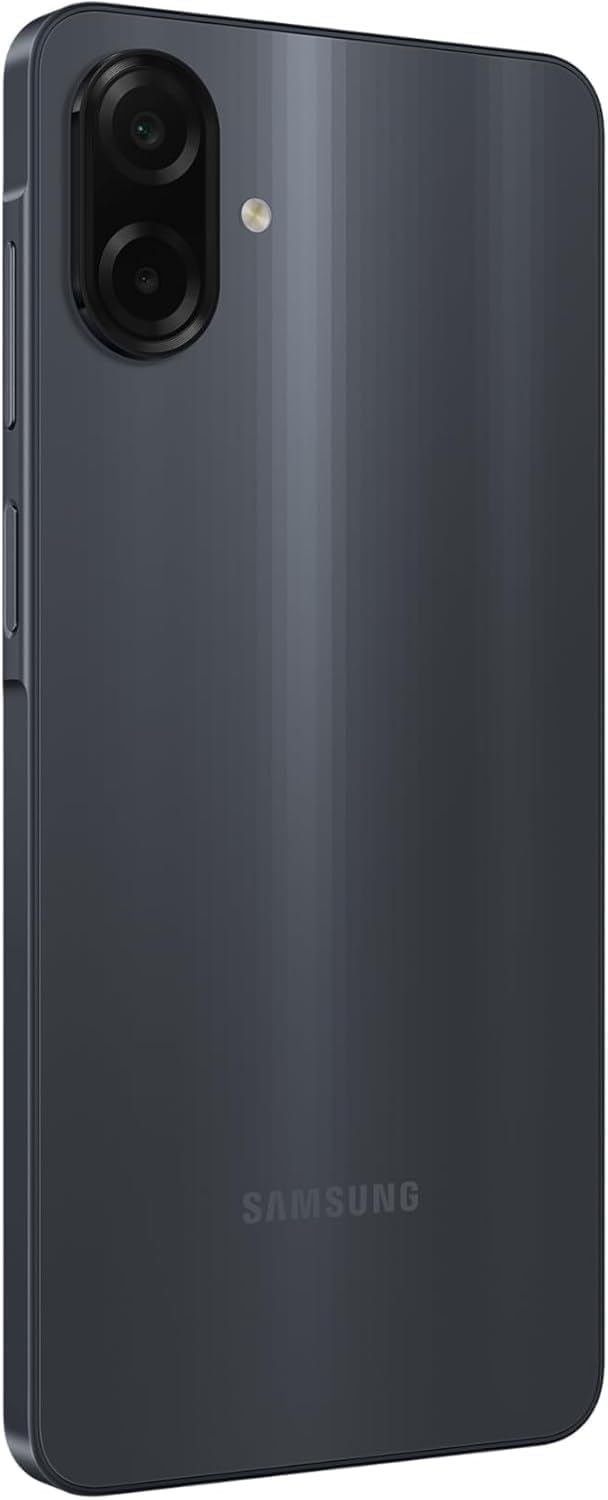 Samsung Galaxy A07 LTE (International Version) Smartphone, 128GB Storage, 4GB RAM, 6nm Processor, Large Display, 6x OS Upgrades, Black