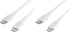 Belkin 1 Meter PVC Lightning to C Cable White (Pack of 2)