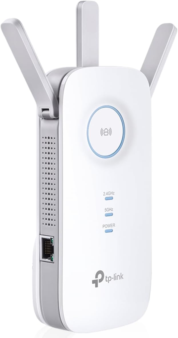 TP-Link AC1750 WiFi Extender (RE450), PCMag Editor's Choice, Up to 1750Mbps, Dual Band WiFi Repeater, Internet Booster, Extend WiFi Range further