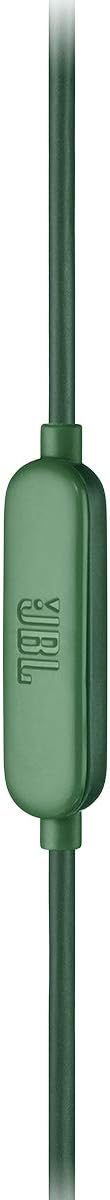 JBL Live 100 Wired In-Ear Headphones — Green