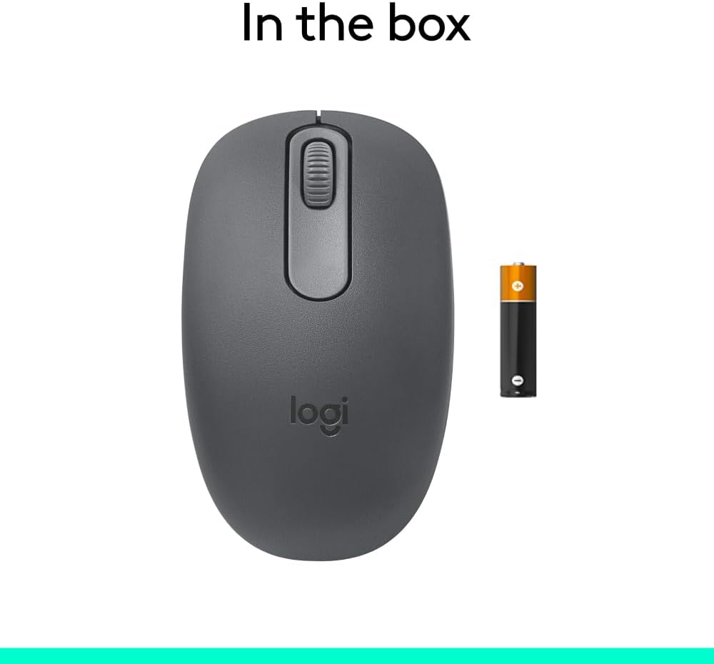 Logitech M196 Wireless Mouse — Graphite