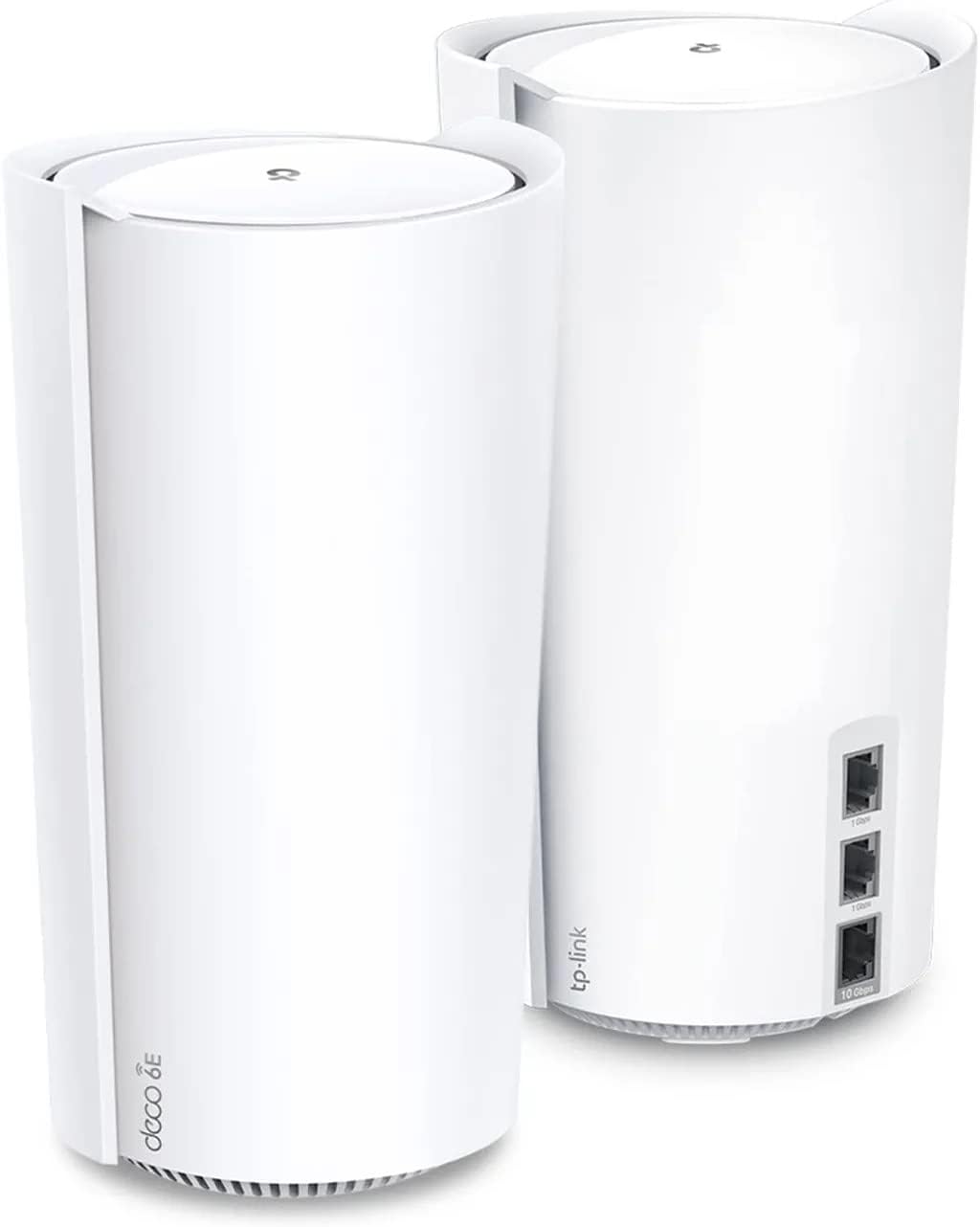 TP Link Deco Mesh WiFi AXE11000 Tri Band WiFi 6E Mesh Network SystemDeco XE200 Replaces Wireless Internet Router and Extender, 10Gbps Ethernet Port, Compatible with Alexa, 2 Pack, Deco XE200(2-pack)