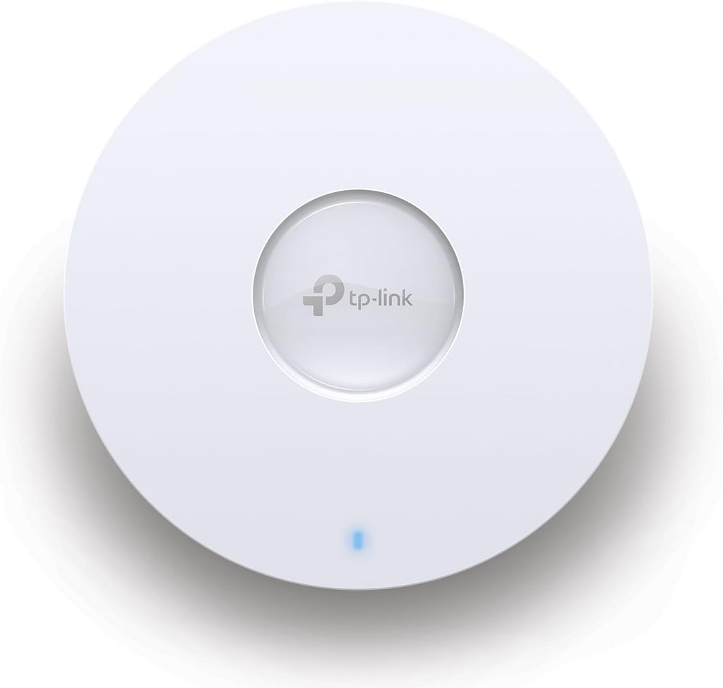 TP Link EAP650 Omada WiFi 6 AX3000 Wireless Gigabit Ceiling Mount Access Point Support Mesh, OFDMA, Seamless Roaming, HE160 & MU MIMO SDN Integrated Cloud Access & Omada App PoE+ Powered, White