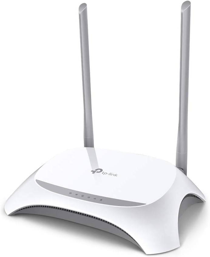 TP-Link 300 Mbps 3G/4G Wi-Fi Router, 1 UBS 2.0 Port, WPS Button, No Configuration Required, UK Plug (Archer MR3420)