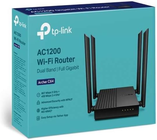 TP-Link TP LINK AC1200 (ARCHER C64) Wi-Fi ROUTER