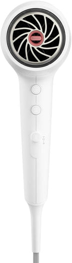 Philips 5000 Series Hair Dryer with ThermoShield Technology, 3 Heat and 2 Speed Levels, 2,100 W Drying Power (Model BHD500/00) — Metallic White