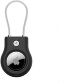 Belkin AirTag Case with Wire Cable, Secure Holder Protective Cover for Air Tag, Scratch Resistance, AirTag Accessory - (Black)