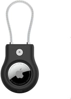Belkin AirTag Case with Wire Cable, Secure Holder Protective Cover for Air Tag, Scratch Resistance, AirTag Accessory - (Black)