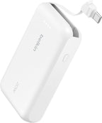 Belkin Fast Charge, Portable with Integrated Cable 10K PD 20W - Fast Charge -C Power Delivery, iPhone Fast Charging for iPhone 17 Series, iPad Pro, Galaxy S25, More
