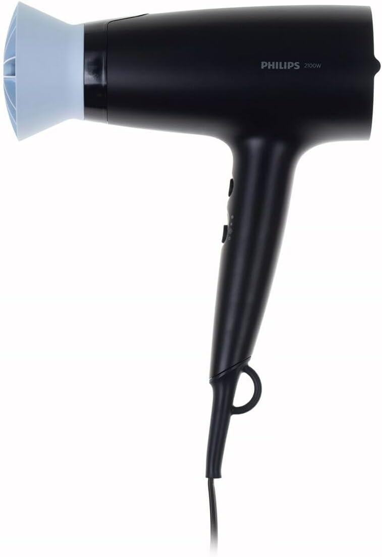 Philips Hair Dryer Series 3000 - Hair Dryer with Ionisation Function (Model BHD360/20) — Black