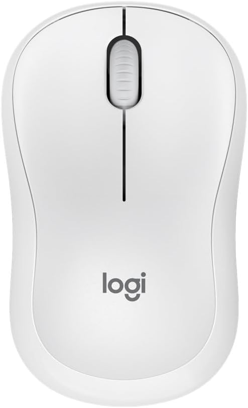 Logitech M240 Wireless Mouse — Off White