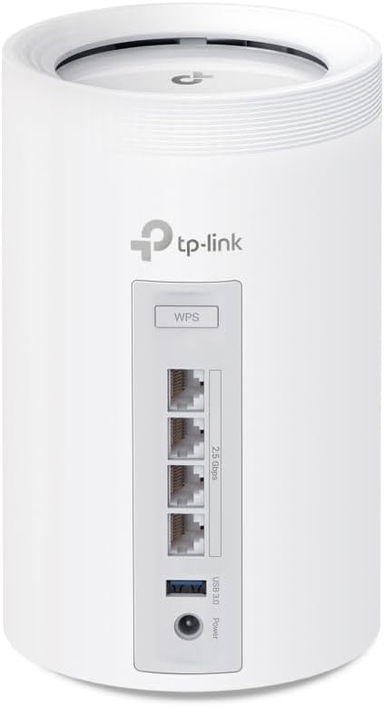 TP-Link Deco BE65 BE9300 Triple Band WiFi 7 Whole House Display, Speed up to 9214 Mbps, AI Drive, Connects More Than 200 Devices, Ideal for Games and 4K, Easy Installation