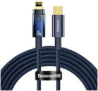 Baseus Explorer Auto Power-Off USB-C to Lightning Cable 20W — 2m — Blue