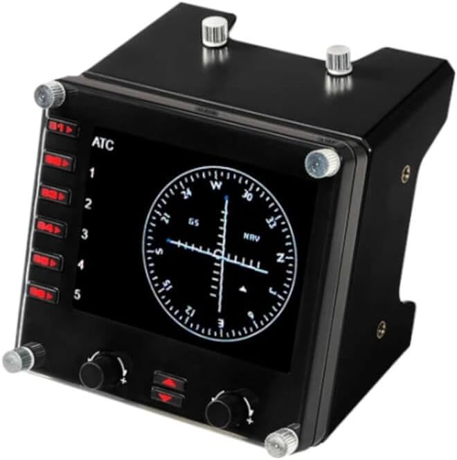 Logitech G Flight Instrument Panel — Black/White