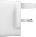 Belkin Home Charger with Lightning to USB ChargeSync Cable 12 watt/2.4 Amp, Compatible with any device that uses a USB A cable, WCA002my1MWH, 1 Meter