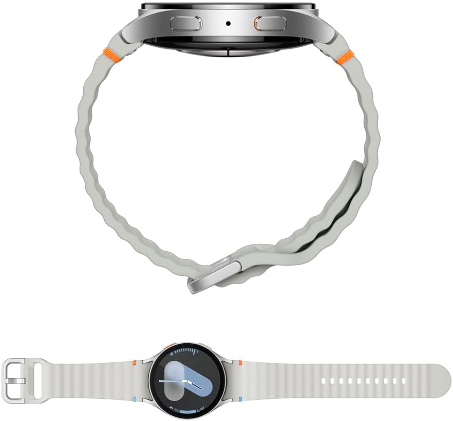 Samsung Galaxy Watch7 Smartwatch, Silver, 44mm, Bluetooth, Sleep Coaching, Fitness Tracker (UAE Version)