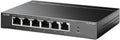 TP-Link TL-SF1006P 6-Port 10/100Mbps Desktop Switch with 4 PoE+ Ports @67W, Plug & Play, Sturdy Metal with Shielded Ports, Limited Lifetime Protection, Extend Mode, Priority Mode