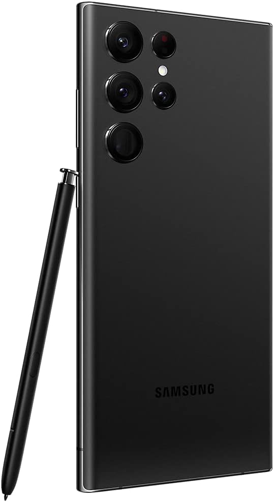 SAMSUNG (Renewed) Galaxy S22 Ultra SM-S9080 12GB 512GB Dual SIM and ESIM 5G Smartphone Phantom Black - International Version