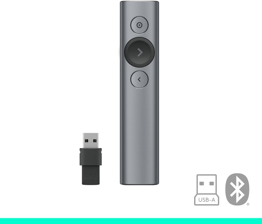 Logitech Spotlight Presentation Remote — Slate
