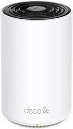 TP-Link Deco XE75(1-Pack) 5400Mbps Gigabit Mesh Wi-Fi 6 Wireless Router | Beamforming | MU-MIMO OFDMA | 6 Streams | 1.7 GHz Quad-Core CPU,White