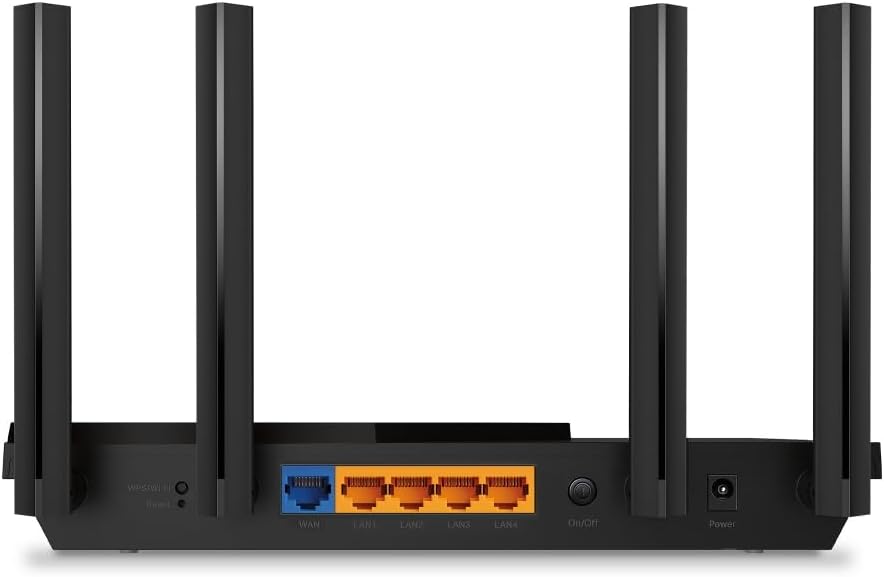TP-Link AX1800 WiFi 6 Router V4 (Archer AX21) – Dual Band Wireless Internet Router, Gigabit Router, Easy Mesh, Works with Alexa - A Certified for Humans Device