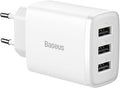 Baseus Compact Charger 3U 17W EU White — White