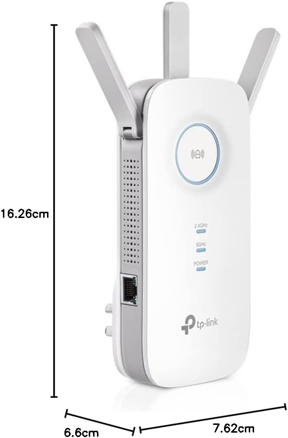 TP-Link AC1750 WiFi Extender (RE450), PCMag Editor's Choice, Up to 1750Mbps, Dual Band WiFi Repeater, Internet Booster, Extend WiFi Range further