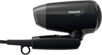 Philips Dryer Compact BHC010/13 — 1200W — DC Motor dryer — ThermoProtect and CoolShot features — Foldable handle — 3 speed settings — Black