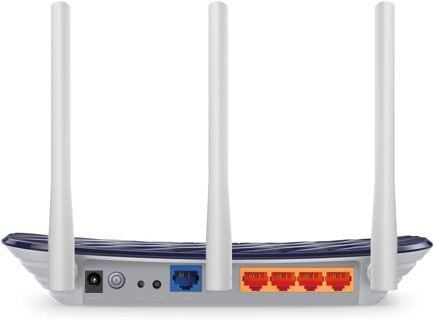 TP-Link AC750 Dual Band Wireless Cable Router, 4 10/100 LAN + 10/100 WAN Ports, Support Guest Network and Parental Control, 750Mbps Speed Wi-Fi, 3 Antennas (Archer C20)