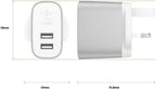 Belkin BOOST CHARGE 24W 2-Port USB-A Home Charger