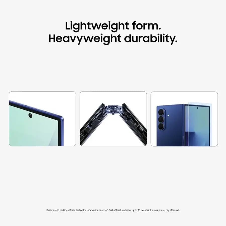 Samsung Galaxy Z Fold7 Cell Phone, 512GB AI Smartphone, Unlocked Android, AI Photo Edits, Large Screen, Long Battery Life, 2025, JetBlack (International Version)