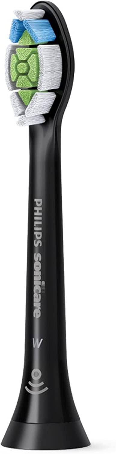 Philips Sonicare Optimal Whitening Black BrushSync Heads (Compatible with all Philips Sonicare Handles), 4 Pack — Black