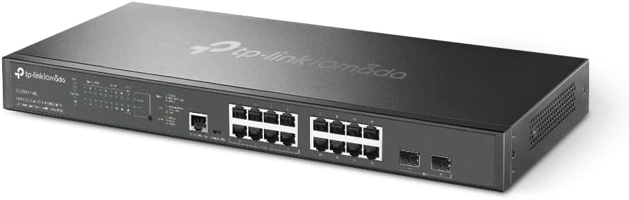 TP-Link Omada SG3218XP-M2 | 16 Port Multi-Gig 2.5G PoE Switch, 2x10GE SFP+ Port, 8 PoE+ Port@240W | L2+ Smart Managed | Support Omada SDN | Static Routing, IGMP Snooping, Abundant Security Features