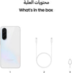 Samsung Galaxy A36 5G, Android Smartphone, 256GB Storage, 8GB RAM, Awesome White, 6x OS Upgrades, Large Display, Octa-Core Processor (UAE Version)