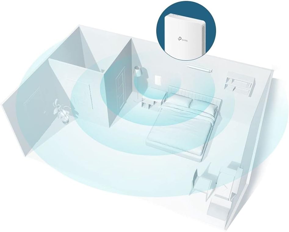 TP-Link AX1800 Dual Band Gigabit Wall Plate Wi-Fi 6 Access Point, Power over Ethernet (802.3 af/at), System Requirements Microsoft Windows XP/7/8/10 and Vista, Easily Mount to Wall (EAP615-Wall)