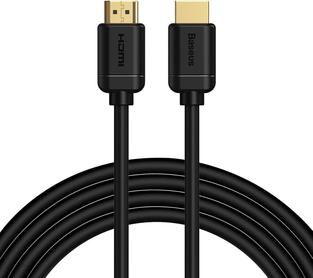 Baseus high definition Series HDMI To HDMI Adapter Cable 3m Black — 3 Meters — Black