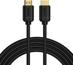 Baseus high definition Series HDMI To HDMI Adapter Cable 3m Black — 3 Meters — Black