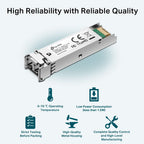 TP-Link TL-SM311LM MiniGBIC Module - 1.25Gbps, 1310nm, 3.3V, Single-mode, IEEE 802.3z - Silver, Automatic, Panel Mount