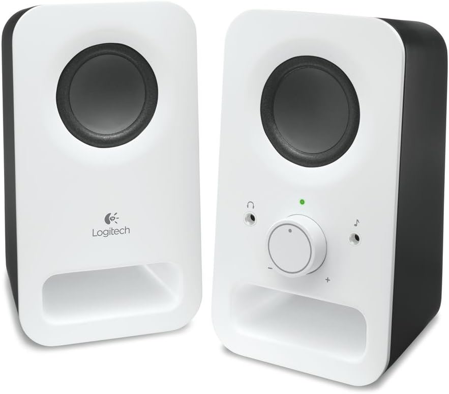 Logitech Z150 Speakers — EU Plug — White