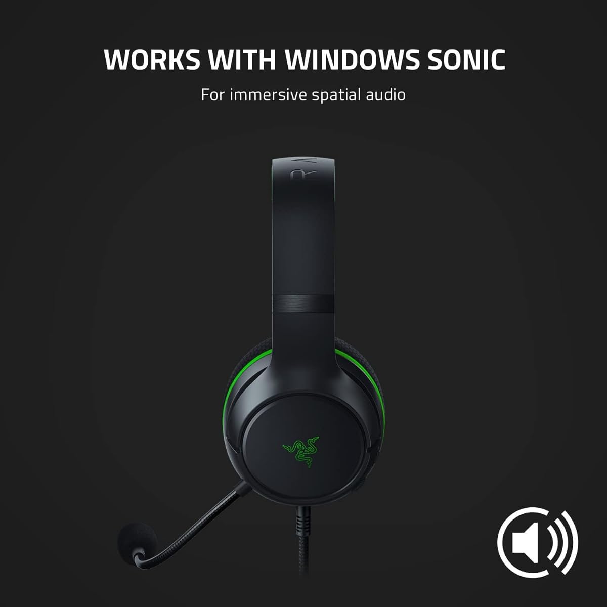 Razer Kaira X Wired Headset for Xbox Series X|S, Xbox One, PC, Mac & Mobile Devices — Black — product image 6