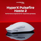 HyperX Pulsefire Haste 2 Wireless Gaming Mouse Ultra Lightweight — White — product image 2