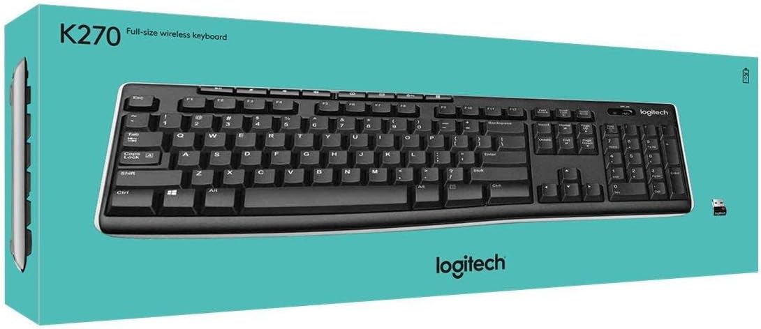 Logitech K270 Keyboard — Black