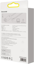 Baseus Lite Series USB C to RJ45 Ethernet Adapter, 1000Mbps Gigabit LAN Adapter, Type-C to Ethernet Network Converter — Grey