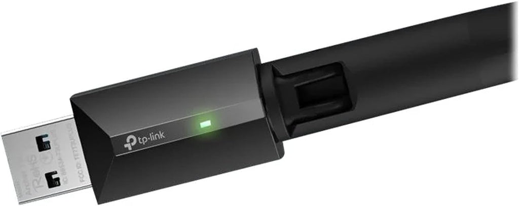 TP-Link USB WiFi Adapter for Desktop PC, AC1300 USB 3.0 Wireless Dual Band Network Adapter with High Gain Antenna(Archer T3U Plus), MU-MIMO, Windows 11/10/8.1/8/7/XP, Mac OS 10.9-10.15