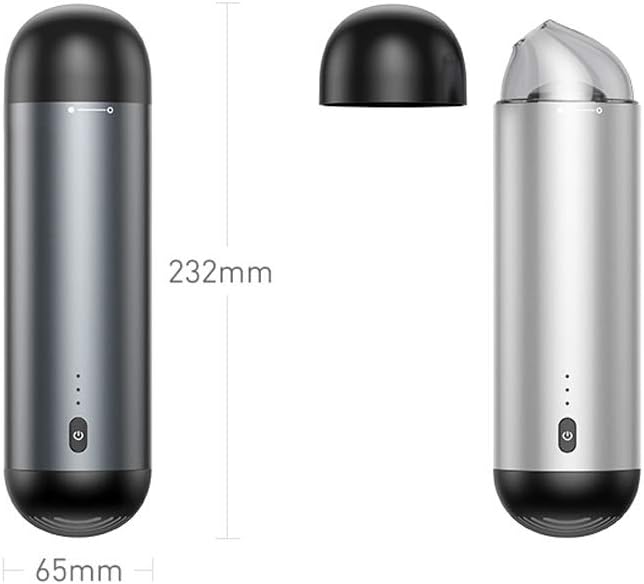 Baseus Car Vacuum Cleaner 4000Pa Wireless Handheld For Auto Home Interior Cleaner Mini Portable Vaccum Vacuum Cleaner for Car Dry Wet Amphibious Auto Supplies (Black) — Black