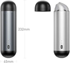 Baseus Car Vacuum Cleaner 4000Pa Wireless Handheld For Auto Home Interior Cleaner Mini Portable Vaccum Vacuum Cleaner for Car Dry Wet Amphibious Auto Supplies (Black) — Black